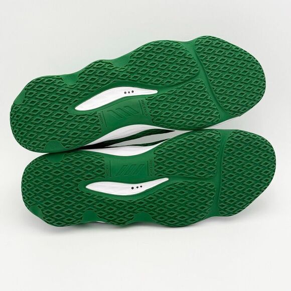 Adidas SM Exhibit A Mid Basketball Sneakers in Green White Lace Up - US Men’s Si main image 13